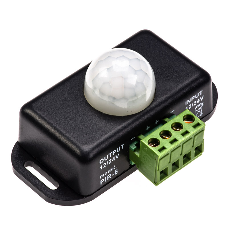 PIR bewegingssensor instelbaar - LED max 8 ampere