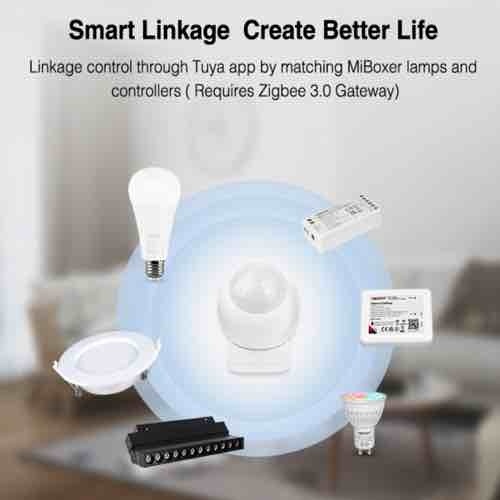 PIR sensor draadloos Tuya - Miboxer PIR1-ZB - Bewegingsmelder