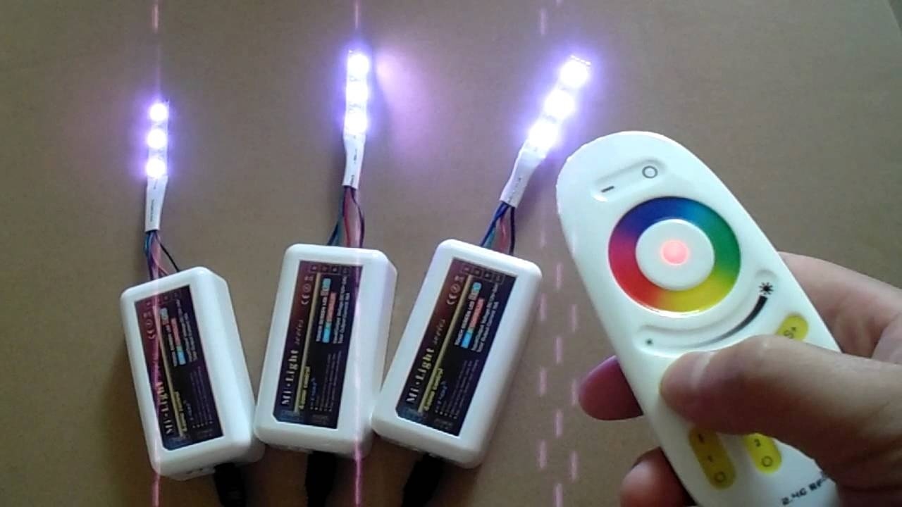 RGBW LED strip afstandsbediening - 4 zones