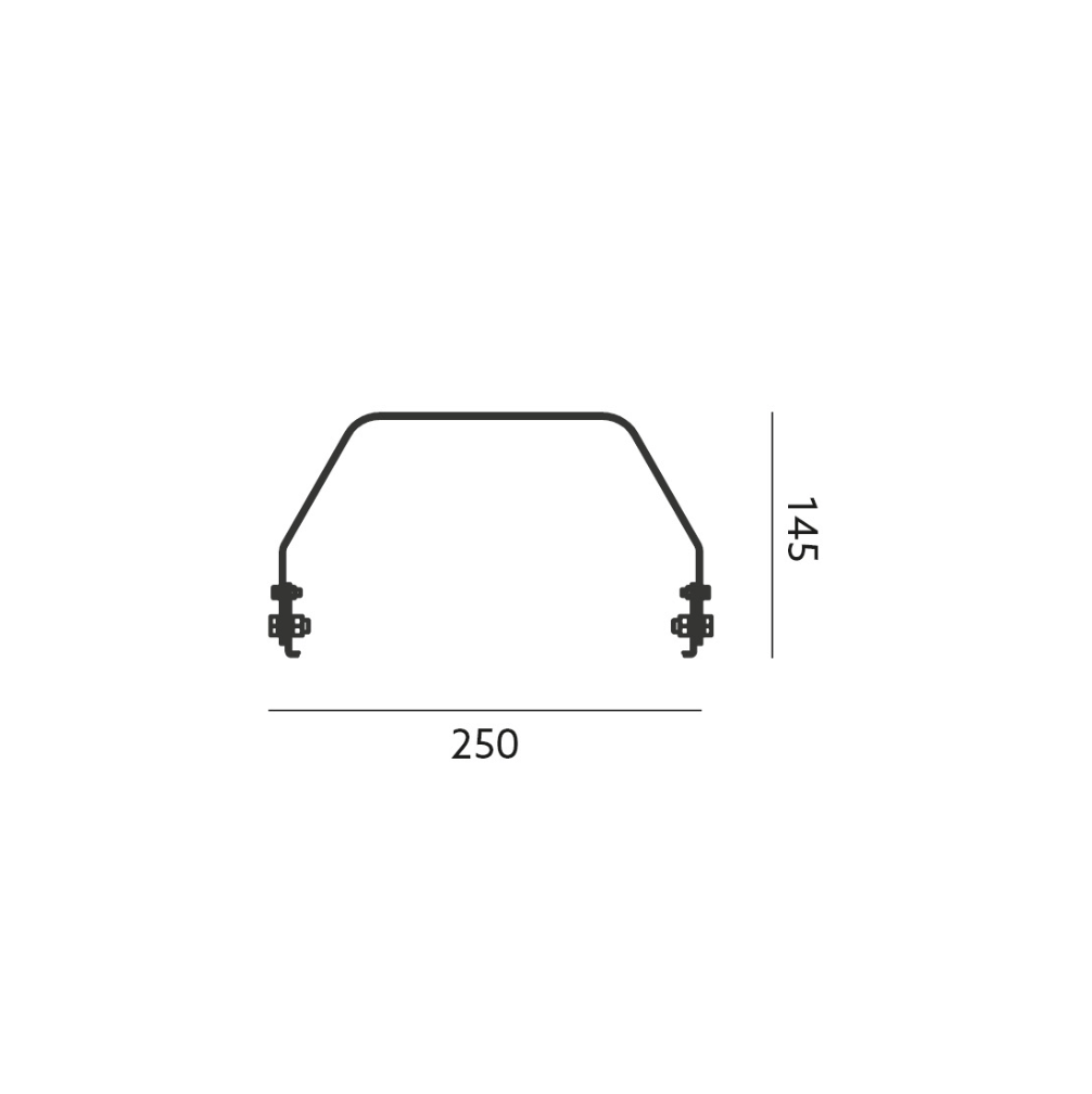 HIGH BAY montagebeugel plafond 150 watt high bay