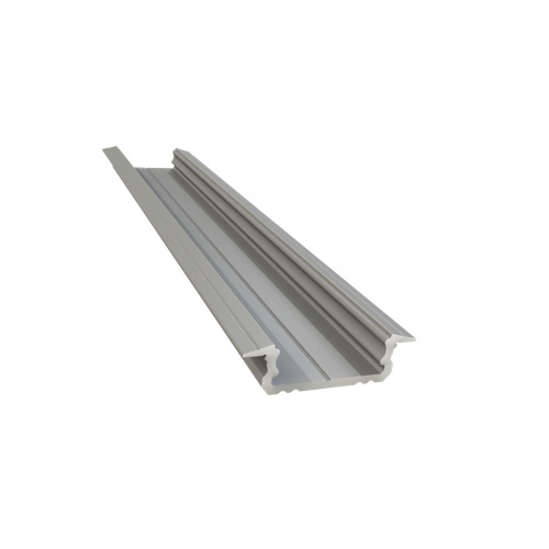 LED inbouw profiel 2 meter met opaal klikafdekking 16 mm x 6,10 mm 08.2ALU