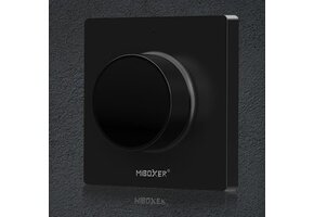 MiBoxer draadloze ZWARTE LED wanddimmer - Draadloze wanddimmer - MIBOXER K1B