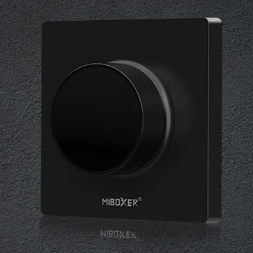 MiBoxer draadloze ZWARTE LED wanddimmer - Draadloze wanddimmer - MIBOXER K1B