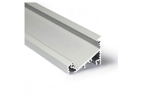 LED hoekprofiel met cover 34 mm x 26,8 mm - C27ALU