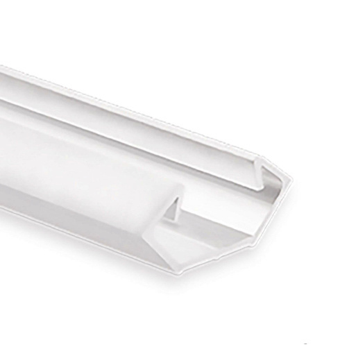 Wit LED hoekprofiel met opaal klikcover 25,45mm x 11,25mm - C23.2WIT