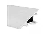 Wit LED wandprofiel 2 meter met opaal cover 27.4 mm x 58.4 mm - VA3 WIT
