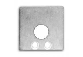 Eindkap voor LED strip profiel met kabeldoorvoer 18ALU