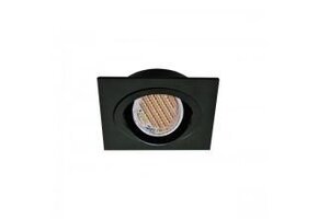 Kantelbare LED spot behuizing - OH328 Mat Zwart