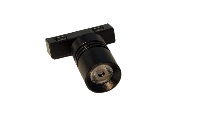 LED Vitrine Spot Micro 2700 kelvin Extra Warm Wit - zwart
