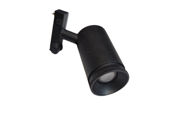 LED Vitrine Spot 3 watt 2700 kelvin extra warm wit Track spot ZOOM - ZWART