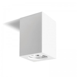 Opbouwspot vierkant wit Ø 60 x 100mm - GU10 - MANGOSQUAREWIT
