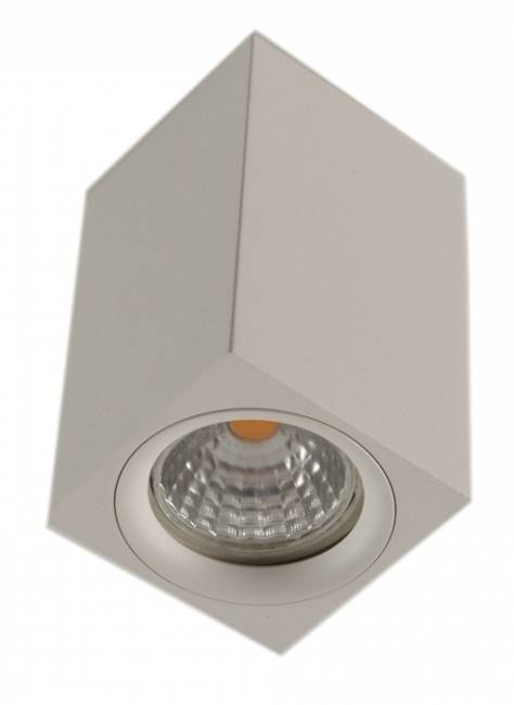 Opbouwspot vierkant wit Ø 60 x 100mm - GU10 - MANGOSQUAREWIT