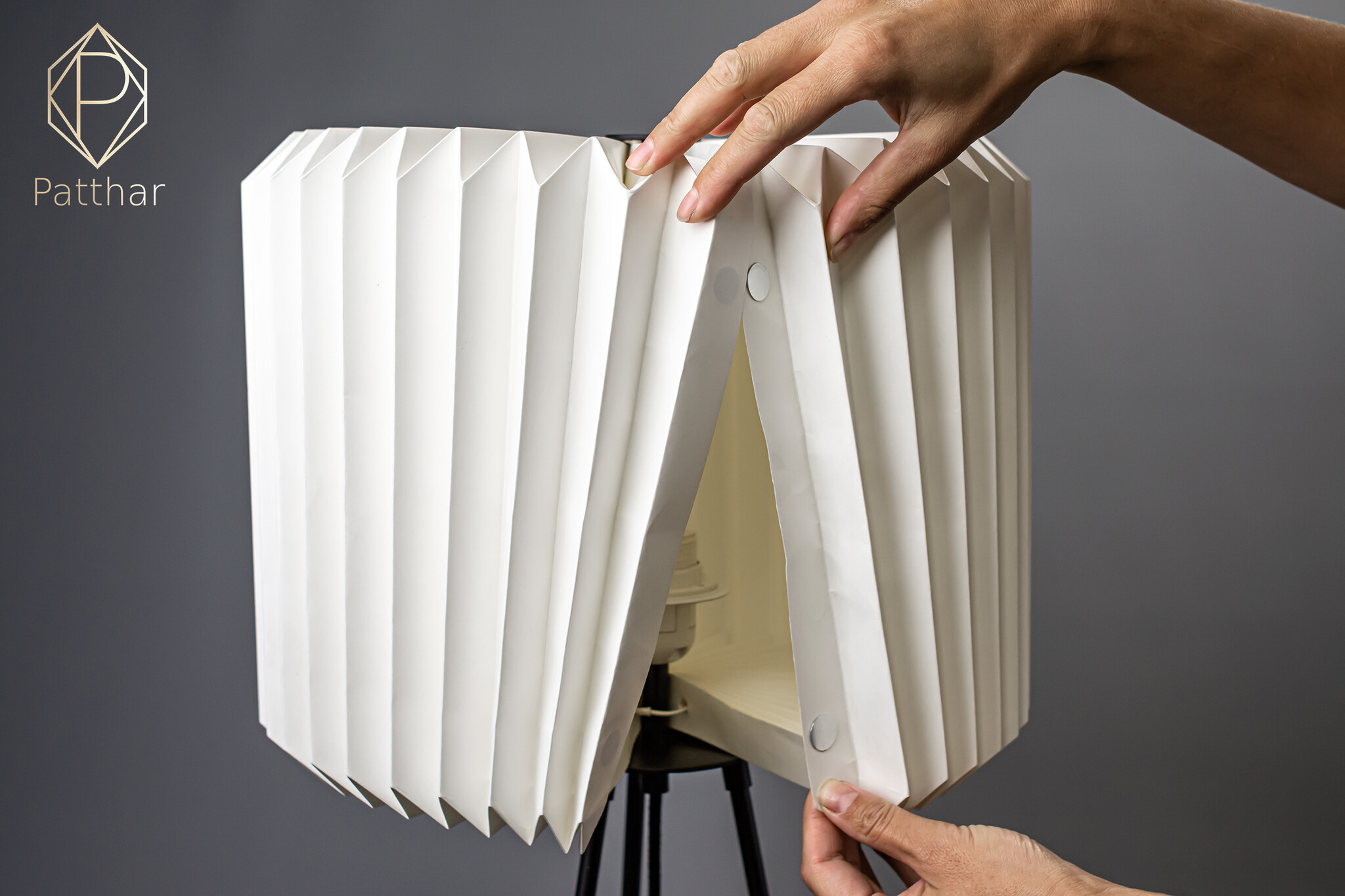 Staande lamp 3D Patthar 0015 36, 36, 78cm