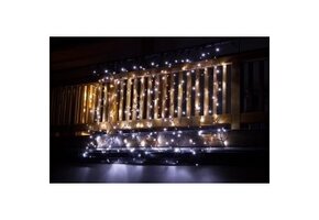 Kerstverlichting hangend voor binnen & buiten 2 x 6 meter wit