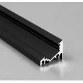 CORNER14 EE7F/TY LED hoekprofiel - Zwart - afdekking naar keuze