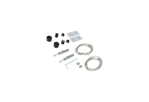Ophangsysteem voor buigbaar LED strip profiel ARC12 CD/U5 - Zwart - afdekking naar keuze