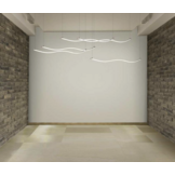 Ophangsysteem voor buigbaar LED strip profiel F12ZWART - Zwart