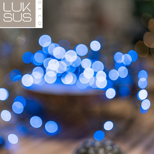 Kerstboomverlichting Blauw 200 LED - 15 meter - IP44 voor binnen & buiten