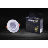 LED inbouwspot - kantelbaar - 5W 3000k warm wit - Aanbieding