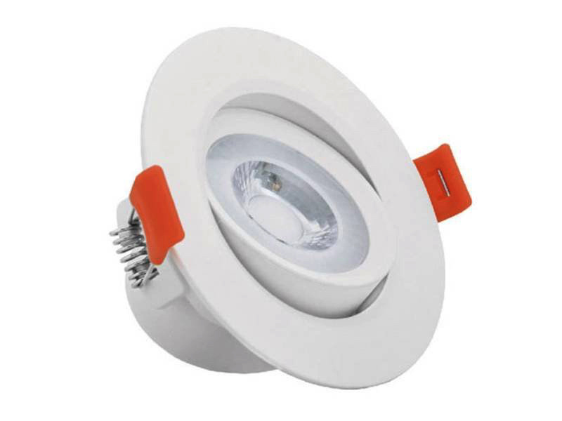 LED inbouwspot - kantelbaar - 5W 3000k warm wit - Aanbieding