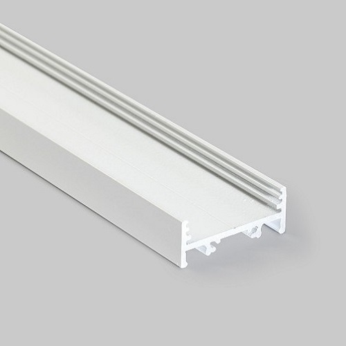 Wit LED XL profiel 4 meter met lage cover 33,4mm x 12,8mm - XL10WIT