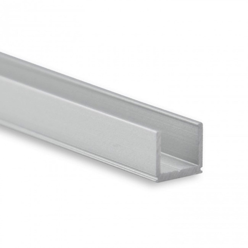 Extra smal LED profiel met opaal klikafdekking 7 mm x 7,8 mm - SLIM06ALU