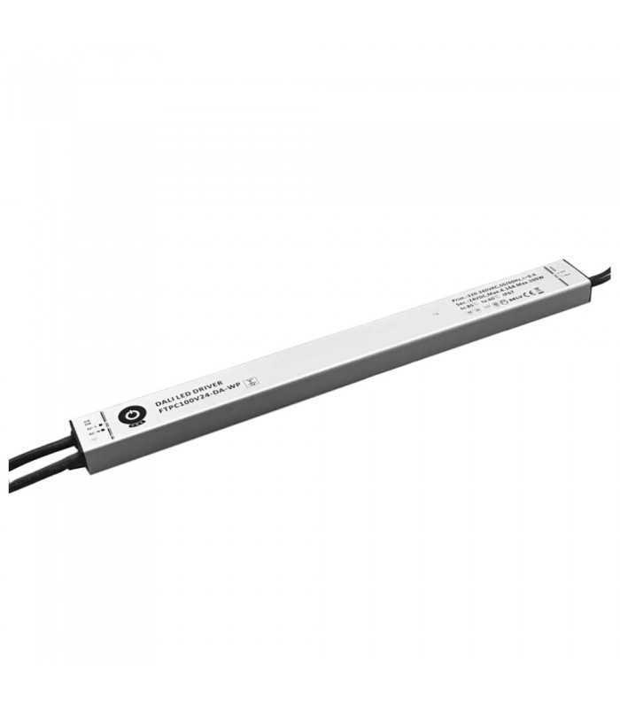 SLIM DALI LED voeding 100 watt 12 volt 8,33 Ampère - IP67 - compact - FTPC100V12-DA-WP