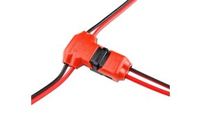 3 weg T koppelstuk voor LED strips – T splitter Draad doorsnede: 18-24AWG