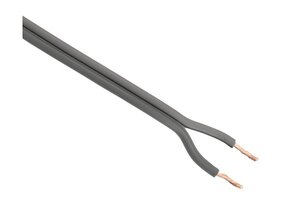 LED strip aansluitkabel 2-polig, YZWL 2x0,75mm - 1 meter - Grijs