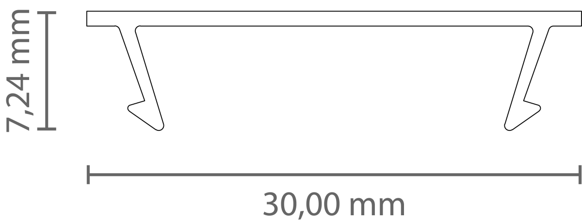10 meter Losse LED profiel afdekking - Opaal - XL304 en XL306 serie