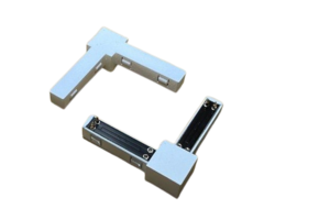Hoekstuk 12 x 12 mm voor de WIT vierkant railtrack