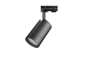 LED trackspot 1-FASE RAIL zwart - TUBULO