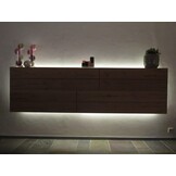 LED Strip 12 volt 4000k natuurlijk wit 9,6W 1020LM 120LED p/m IP20 - 5 meter