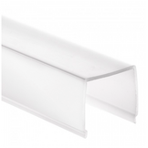 PN4 breed LED opbouwprofiel - Geanodiseerd aluminium - afdekking naar keuze