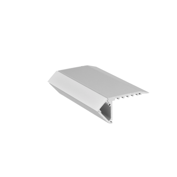 LED trapprofiel - UP-BOLD12 K - slijtvaste opaal klikafdekking