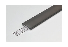 SURFACE14 EE7F/TY LED opbouwprofiel - Zwart - afdekking naar keuze