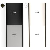 4 meter losse zwarte LED strip profiel klikcover - Zwart - 09ZWART - 09ZWART-INBOUW