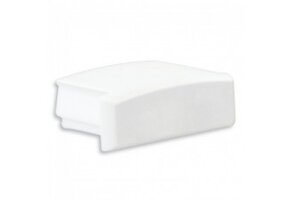 Eindkap zonder kabeldoorvoer - 01WIT