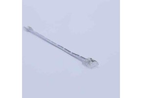 120 LED's p/m LED strip connector met draad 8mm - 1 zijdig draad  - IP20