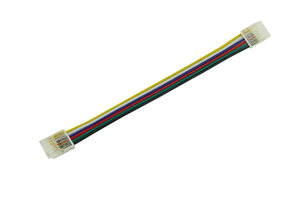 COB LED strip connector RGBCCT 2 zijdig – soldeervrij – klik connector – 12mm COB - IP20