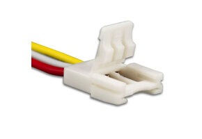 LED strip connector 3 aderig met draad 10mm voor Dual White LED strips - 112563