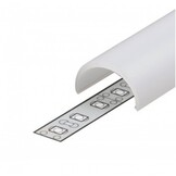 LED hoekprofiel 2 meter met cover 14.5 mm x 14.5 mm - C20ALU