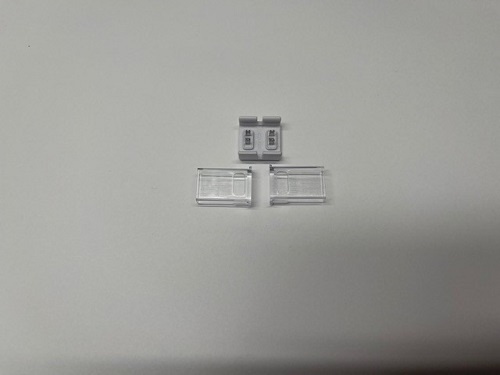 IP68 COB LED strip connector recht - soldeervrij - klik connector - 8mm COB