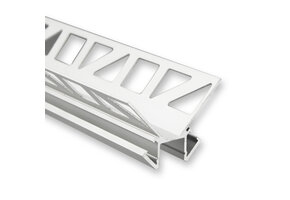 LED strip tegel profiel 2,5 meter 33 mm x 33 mm P18 – Grijs - Aluminium