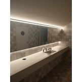 Waterdichte vrij knipbare COB LED strip natuurlijk wit 13W 1200LM 528LED p/m 24VDC IP65 4000K – 5 meter