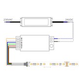 Smarthome Zigbee complete RGBCCT LED strip set 2240LM 96LED p/m 24vdc - 7,5 meter