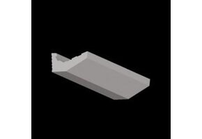 LED strip wandprofiel 45 x 87mm P5