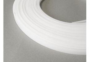 2 meter Losse LED strip profiel klikafdekkap - 17,5 x 8 mm - opaal - SLIM8 AC2/Z