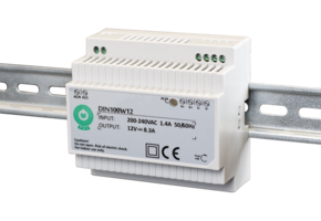 DIN Rail LED driver 100 watt 12 volt 8,3 Ampère - IP20 - DIN100W12