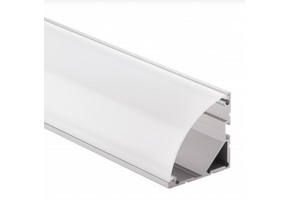 XL LED hoekprofiel 2 meter met 90 graden cover 35 mm x 35 mm - C35ALU